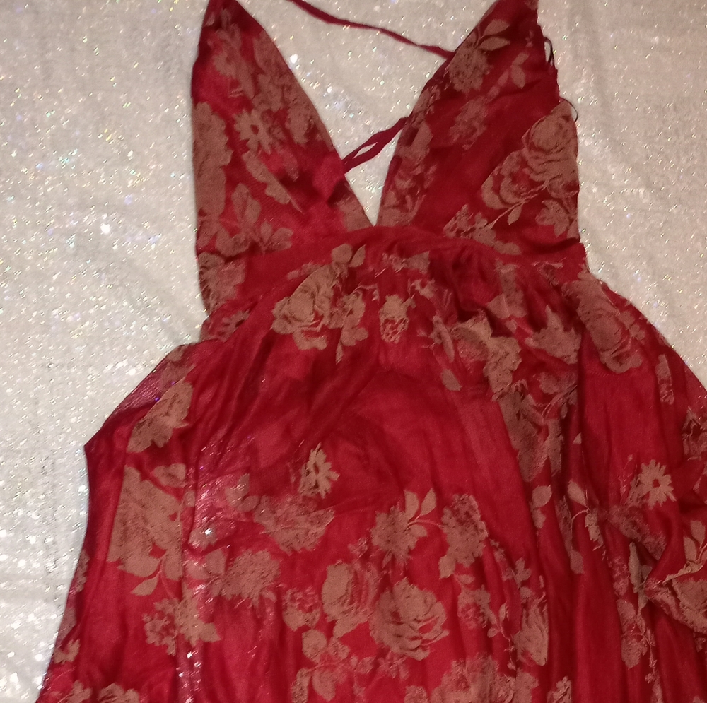 Burgundy Maxi Dress